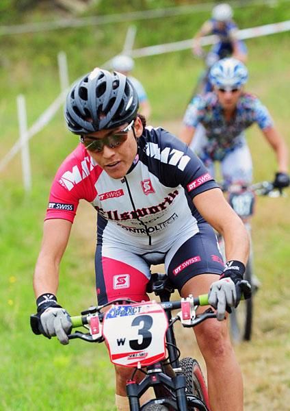 Pua Sawicki (Ellsworth) looked good early in the race.