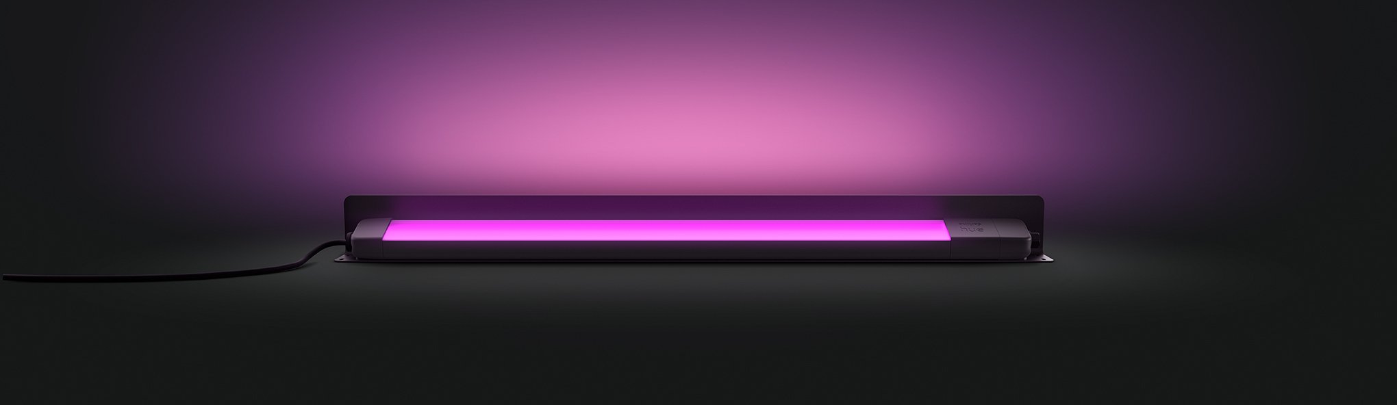 Philips Hue Amarant on a dark background