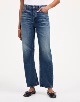 The Darted Barrel-Leg Jean in Irmo Wash