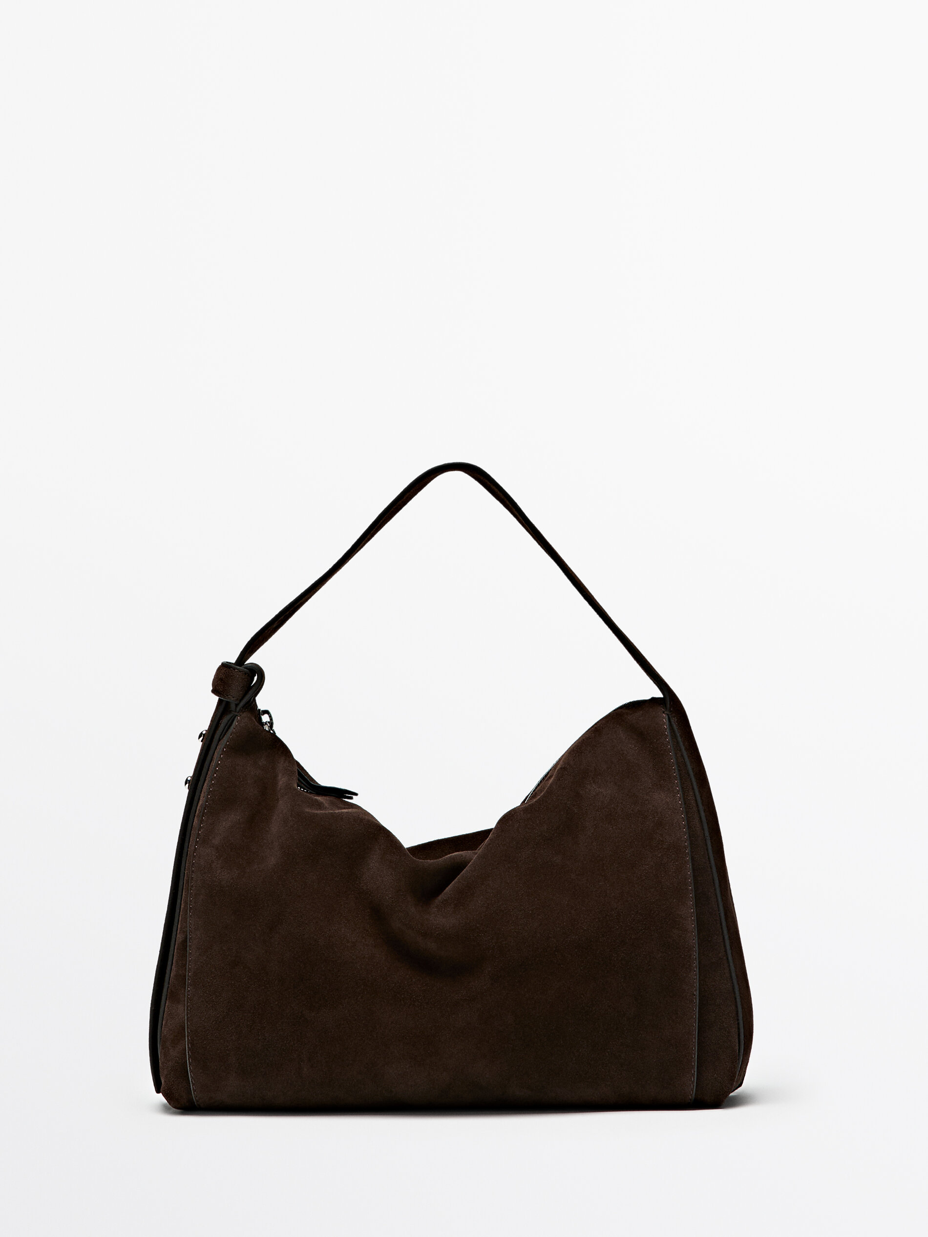 Large Split Leather Shoulder Bag