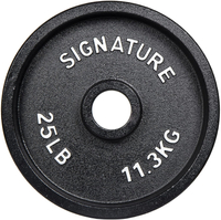 Signature Fitness Deep Dish 2-Inch Olympic Cast Iron Weight Plate 25lb: was &nbsp;$49.99, now $30.80 at Amazon