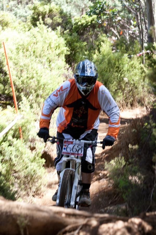 Super master men's winner Les Crow