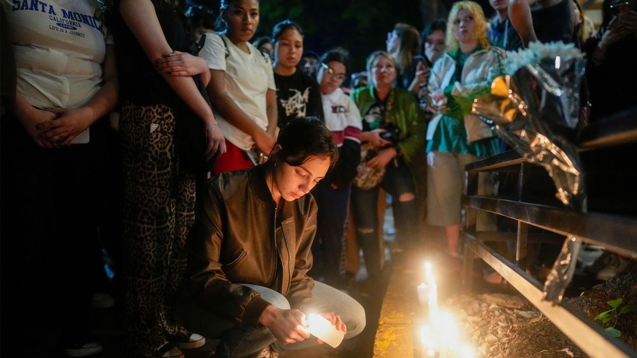 A vigil for One Direction&#039;s Liam Payne in Buenos Aires