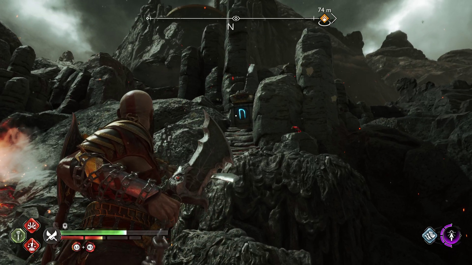 God of War Ragnarok runic nornir chests in muspelheim