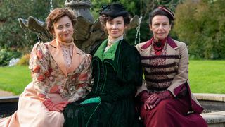 The cast of the historical drama series The Hardacres
