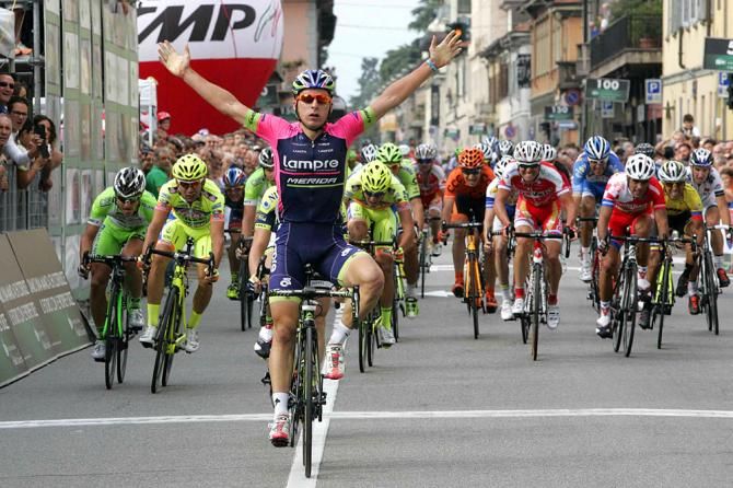 Niccolo Bonifazio (Lampre-Merida) won the Coppa Agostoni