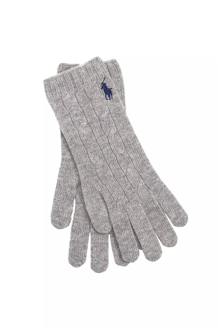 Polo Ralph Lauren gray gloves