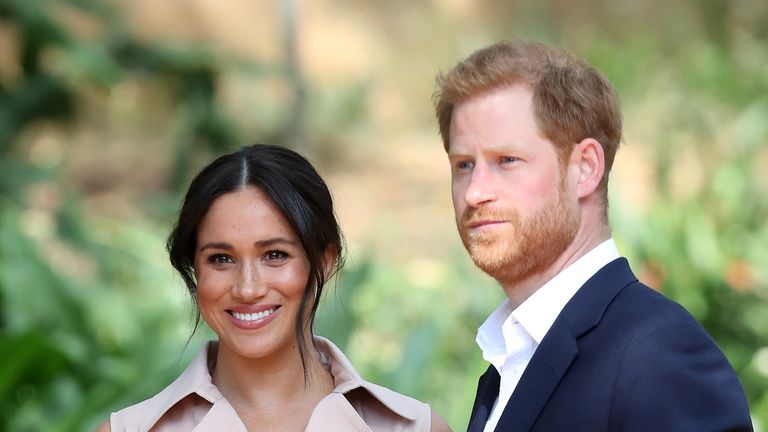 Meghan and Harry in 2019