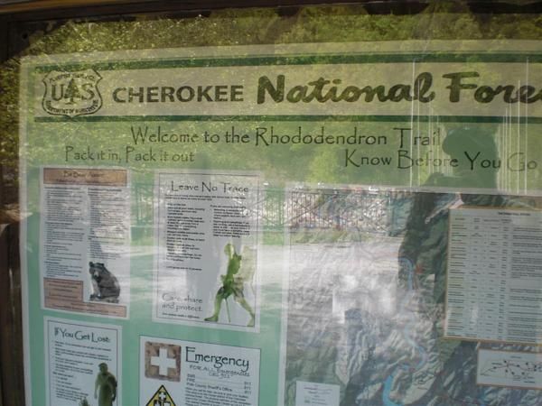 The race took place in the Cherokee National Forest.