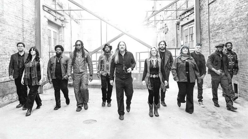 Tedeschi Trucks Band walking down an alleyway