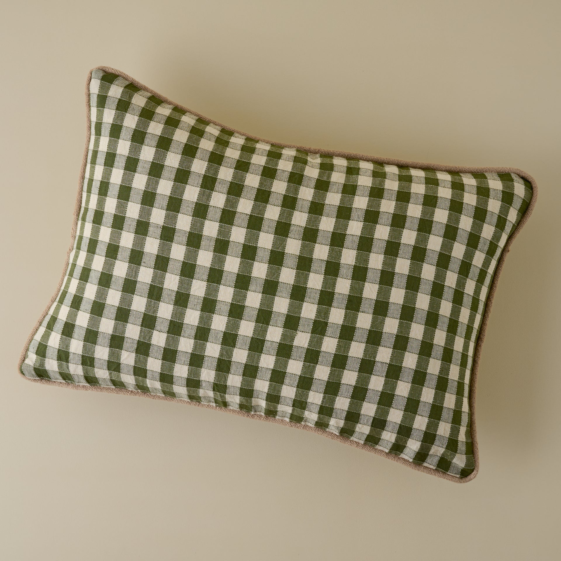 Gingham Small Lumbar Pillow