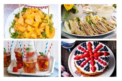 A collection of easy buffet food ideas and recipes for a street party