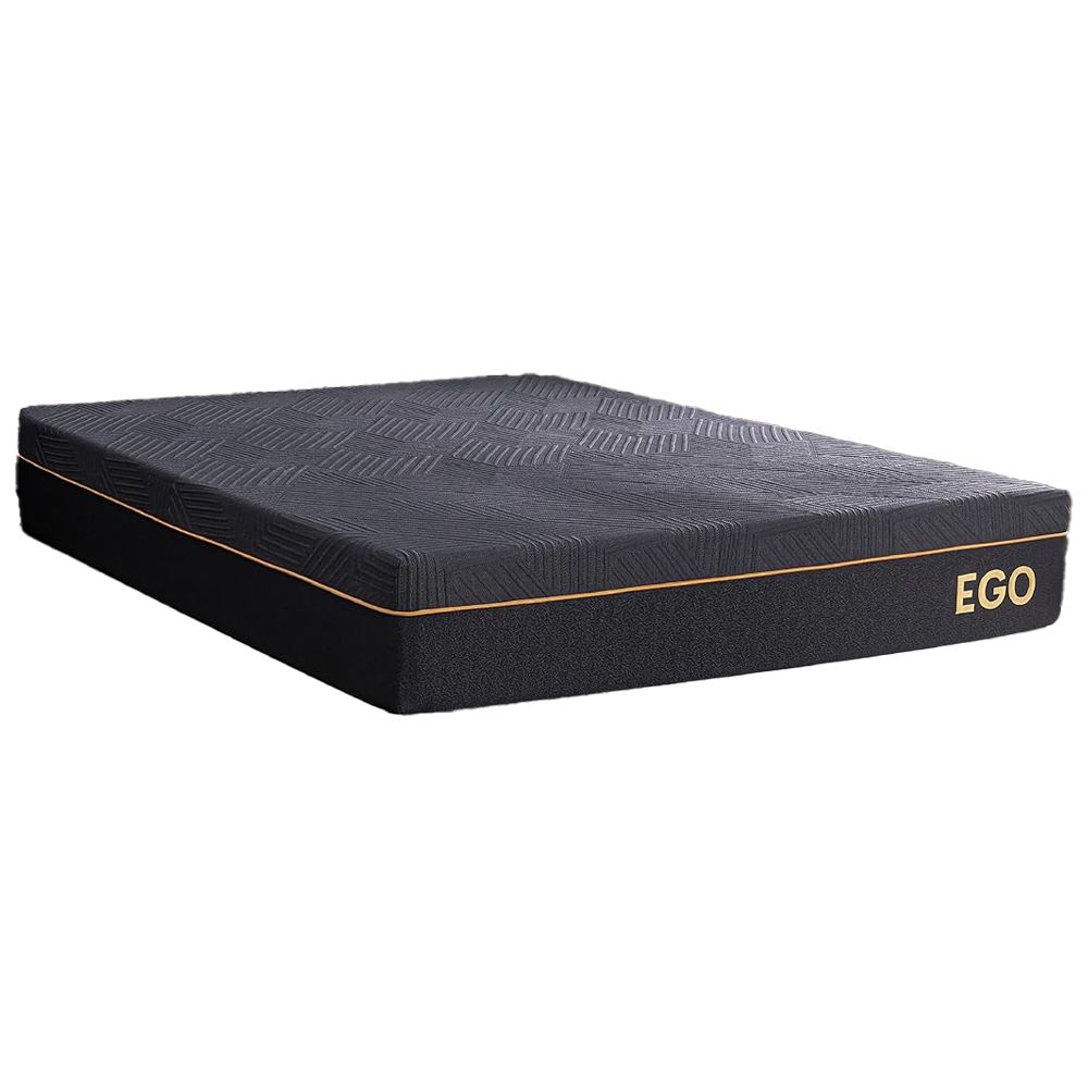 The EGOHOME 12" Memory Foam Mattress against a white background
