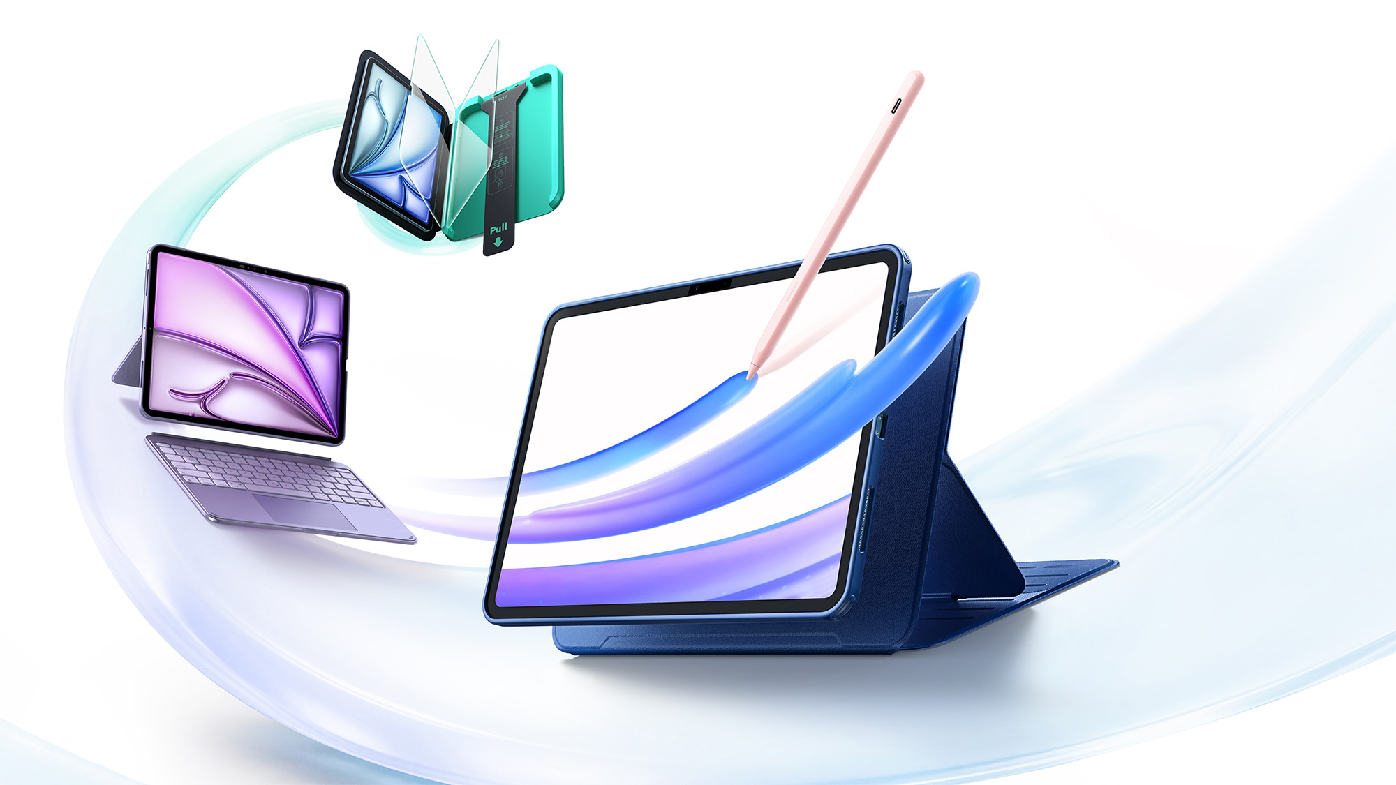 ESR product images iPad Air M4 accessories