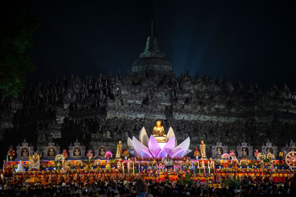 Vesak Day Commemoration In Indonesia