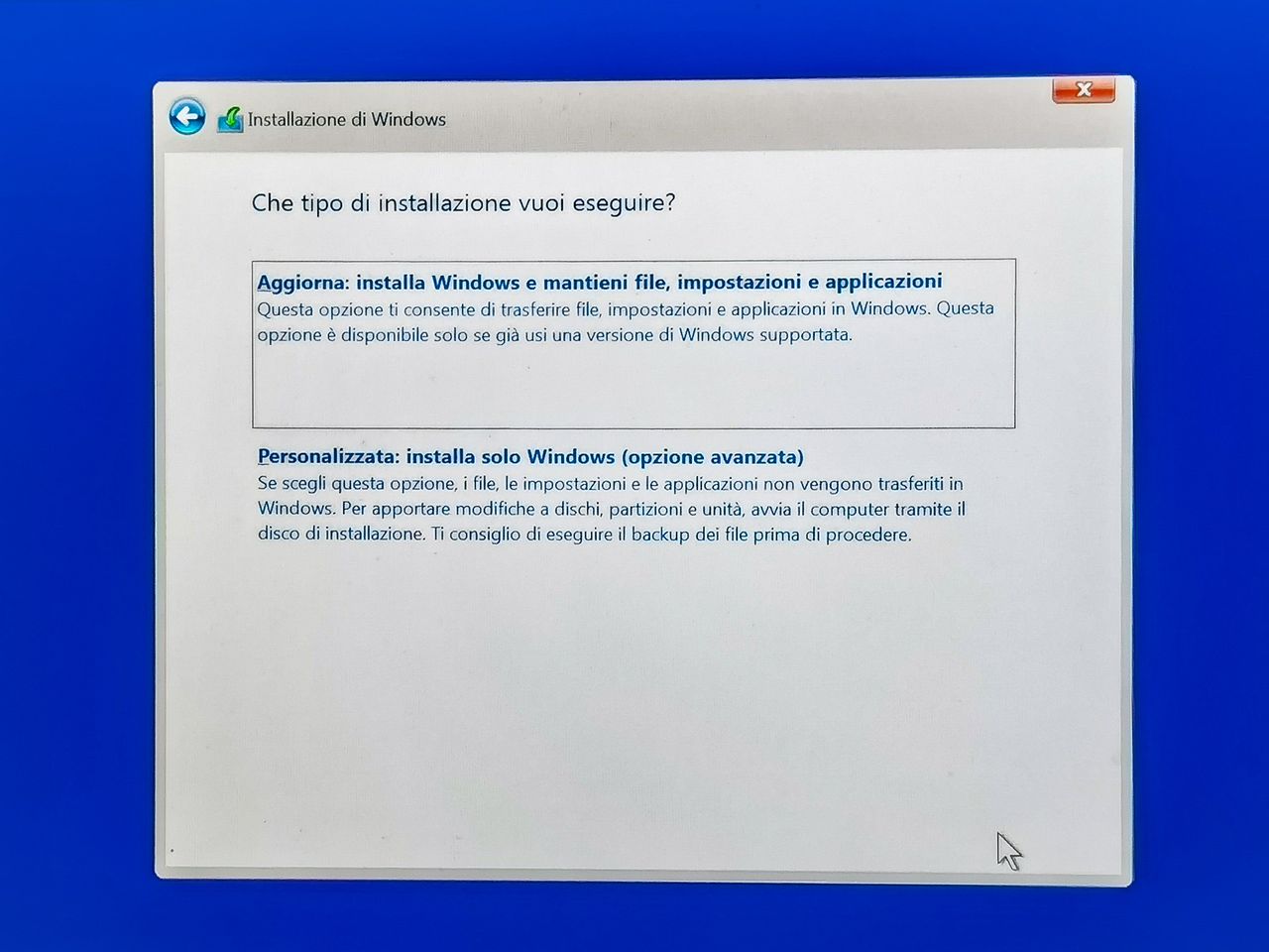 Come installare Windows 10
