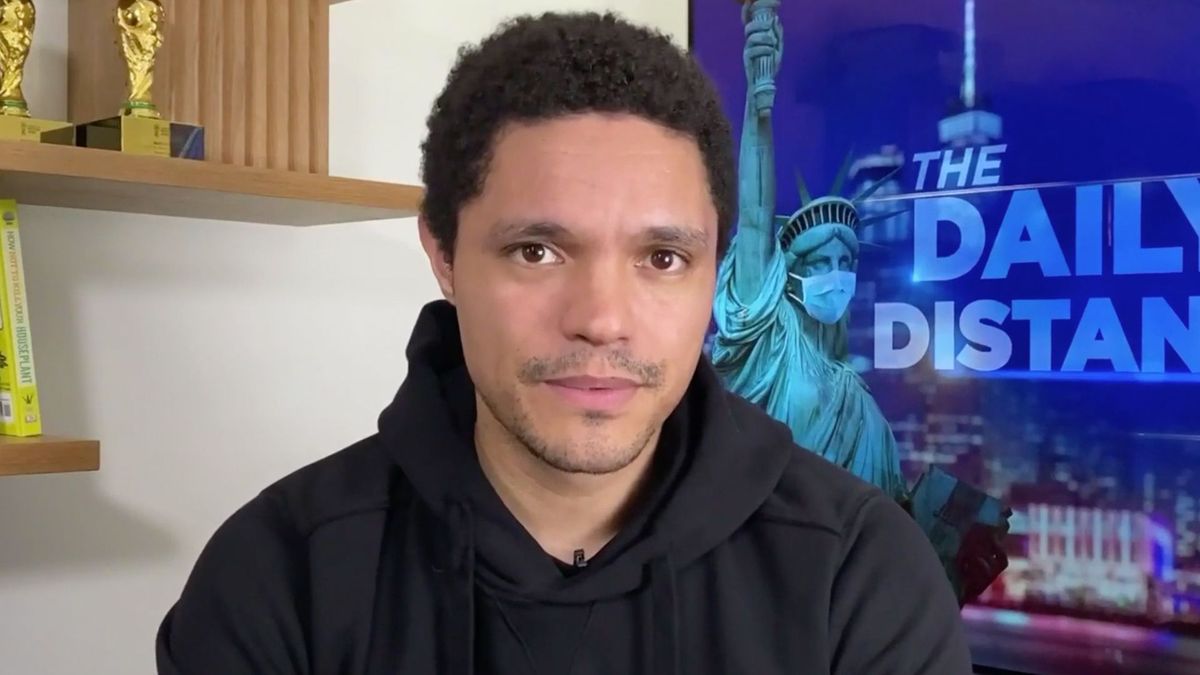 Trevor Noah on &quot;The Daily Social Distancing Show.&quot;