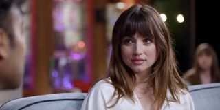 Yesterday Ana De Armas' Roxanne, watching Jack sing on the Late Late Show couch