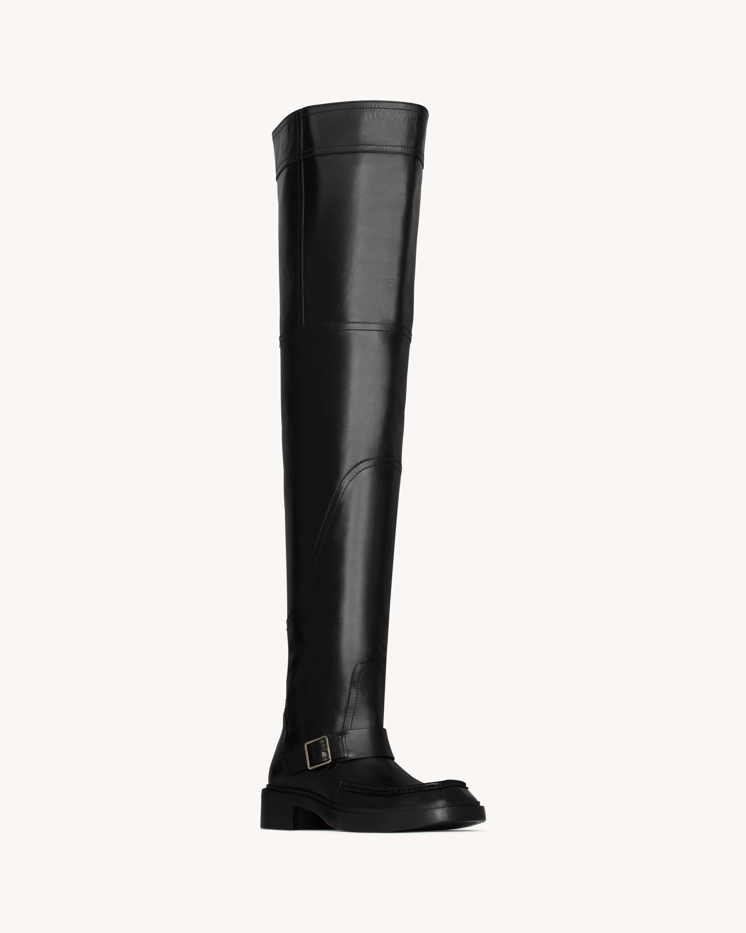 Joe Over-The-Knee Boots in Smooth Leather