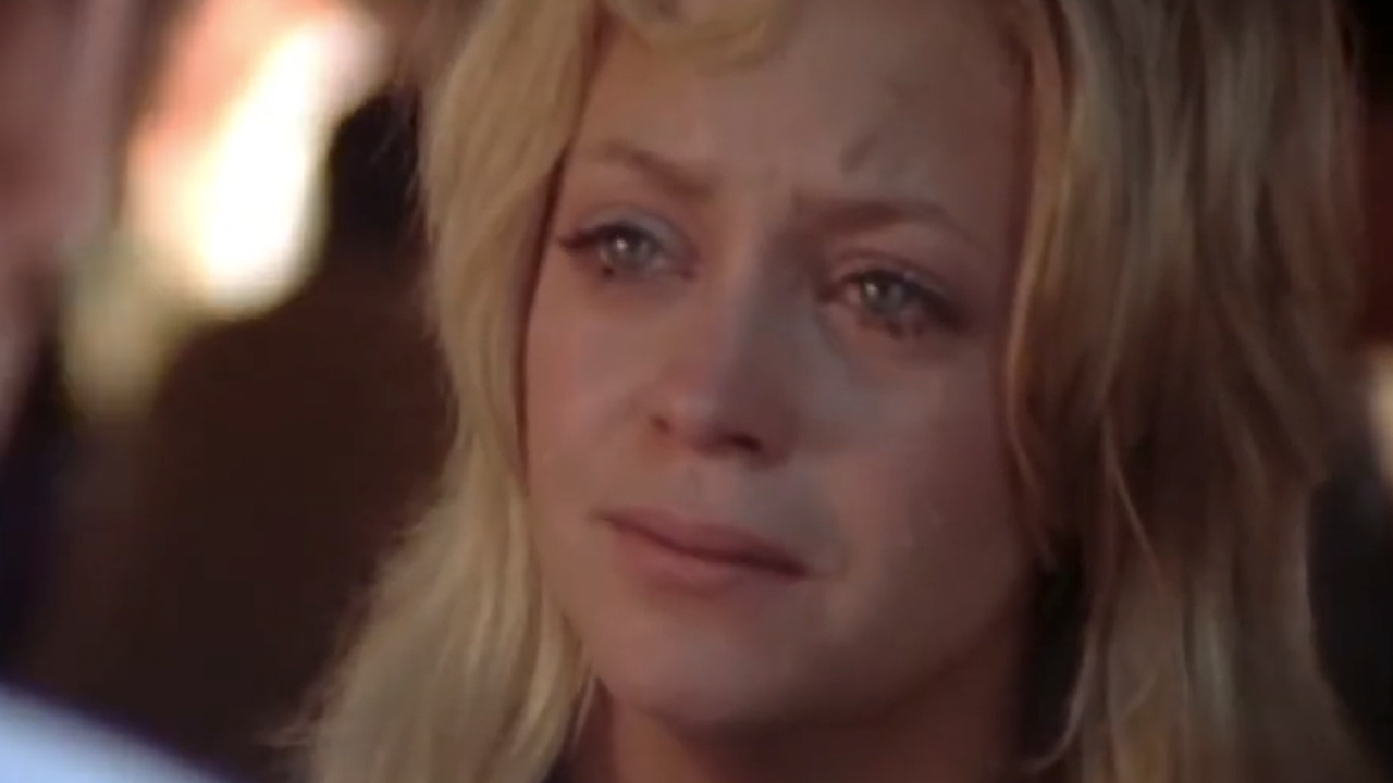 Goldie Hawn crying in The Sugarland Express