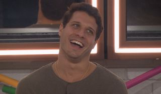 Cody Califiore laughing heartily Big Brother CBS