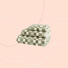 John lewis towel on background