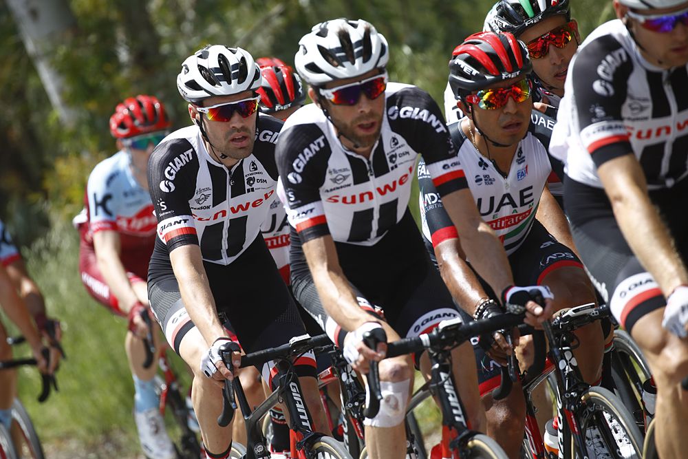 Tom Dumoulin (Sunweb) climb Mount Etna stage 6 at the Giro d'Italia