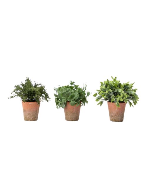 Soft Potted Herbs (set of 3)