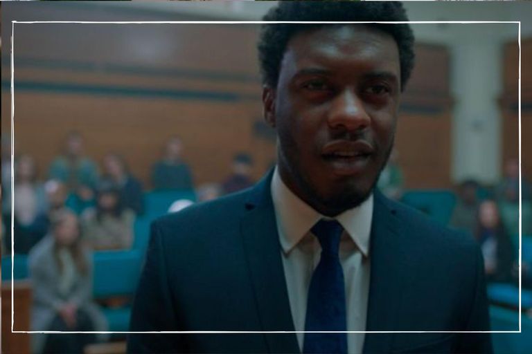 a still from You Don't Know Me showing Hero in the courtroom