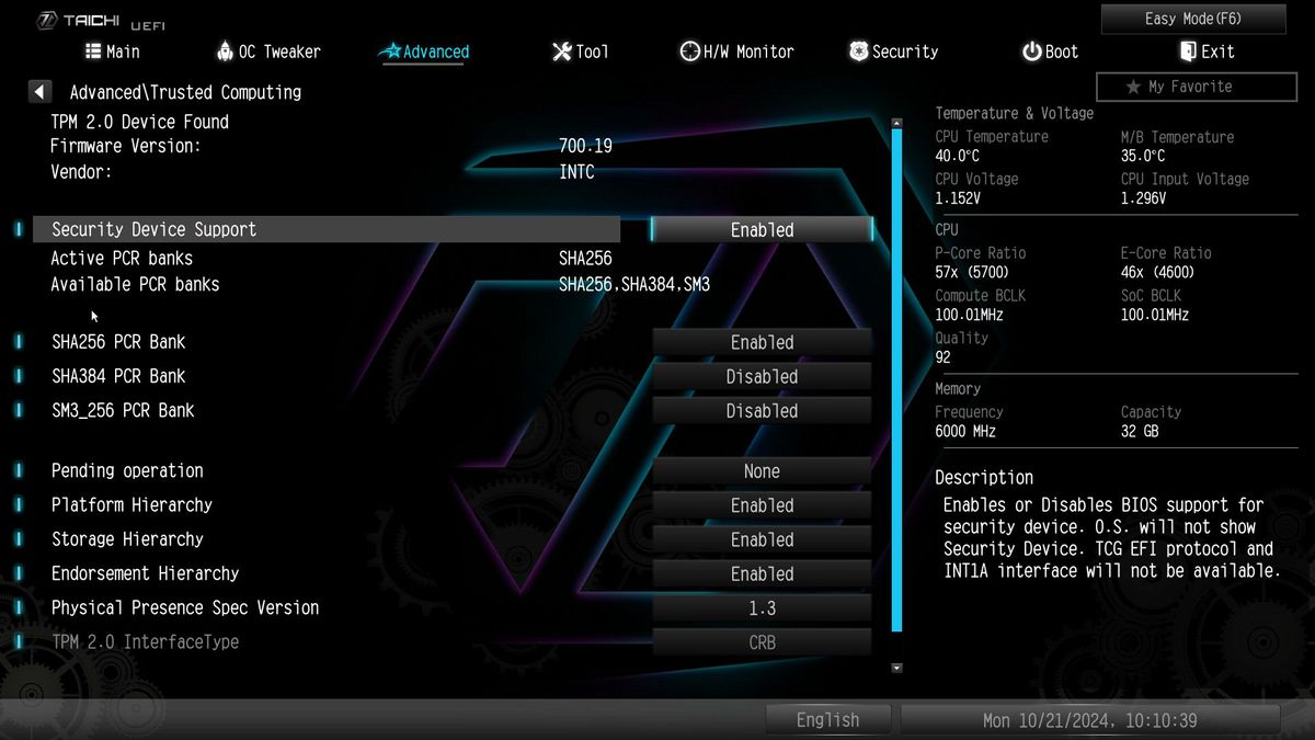 ASRock Z890 Taichi Lite