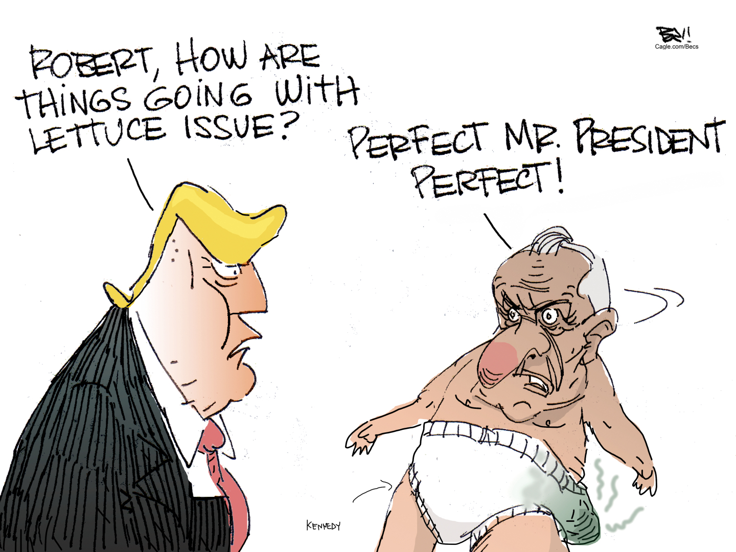 Political cartoon