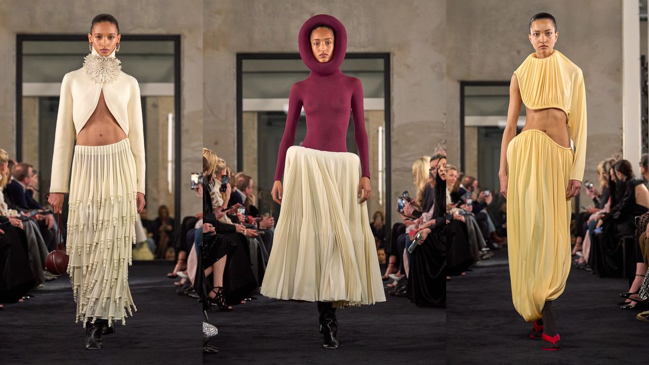 Alaia runway collection for fall 2025.