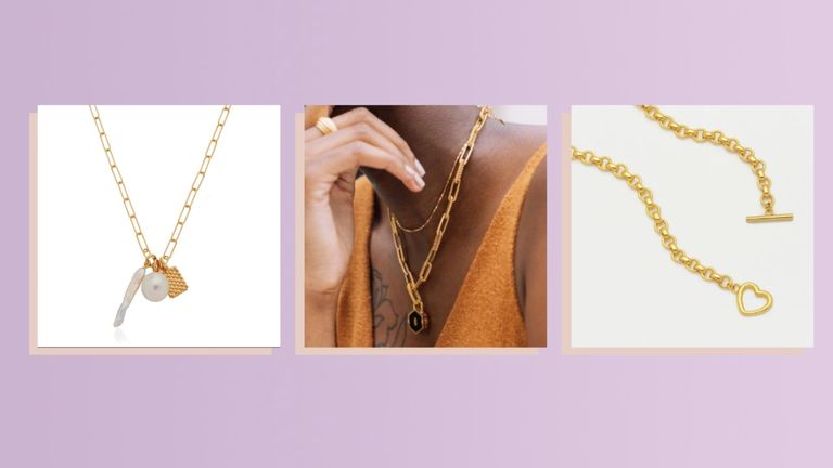 best necklaces for women in a collage from Monica Vinader and Missoma