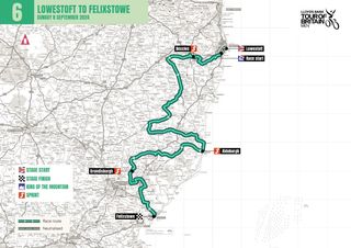 Tour of Britain 2024 stages