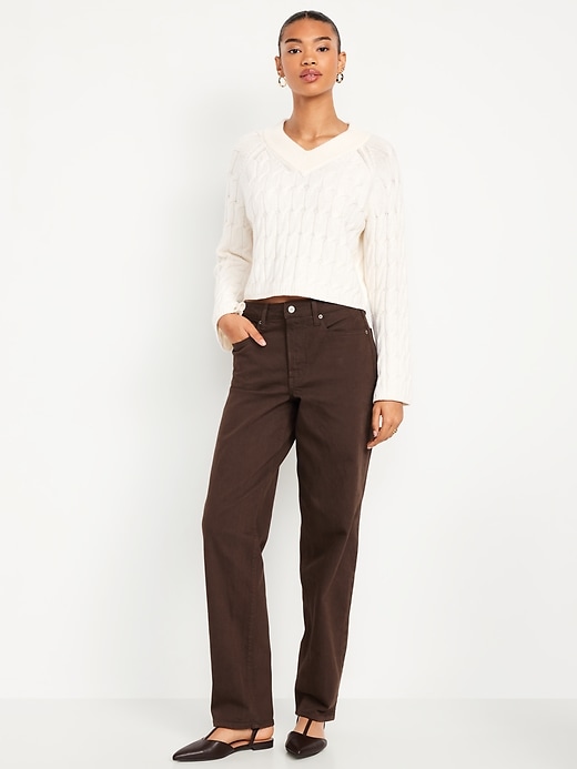 High-Waisted Og Loose Jeans