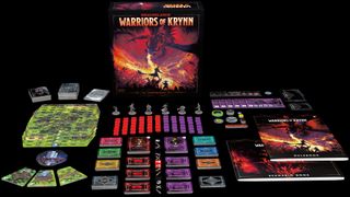 The components included with Warriors of Krynn