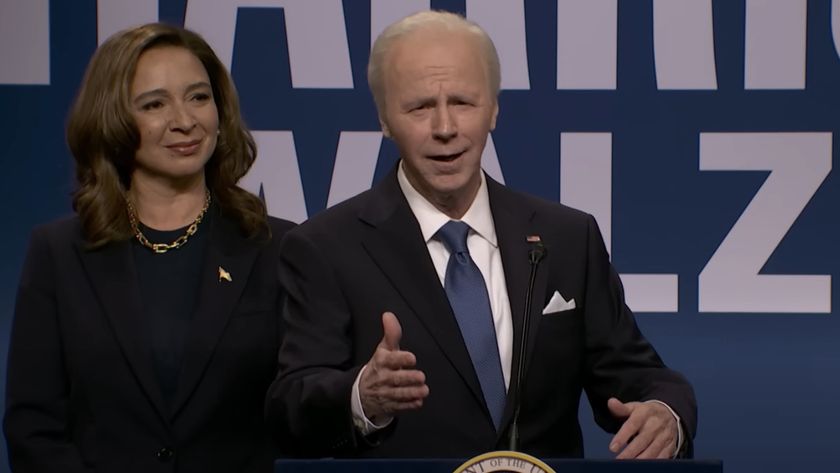 Dana Carvey giving a thumbs up as Joe Biden on SNL Season 50 Episode 1