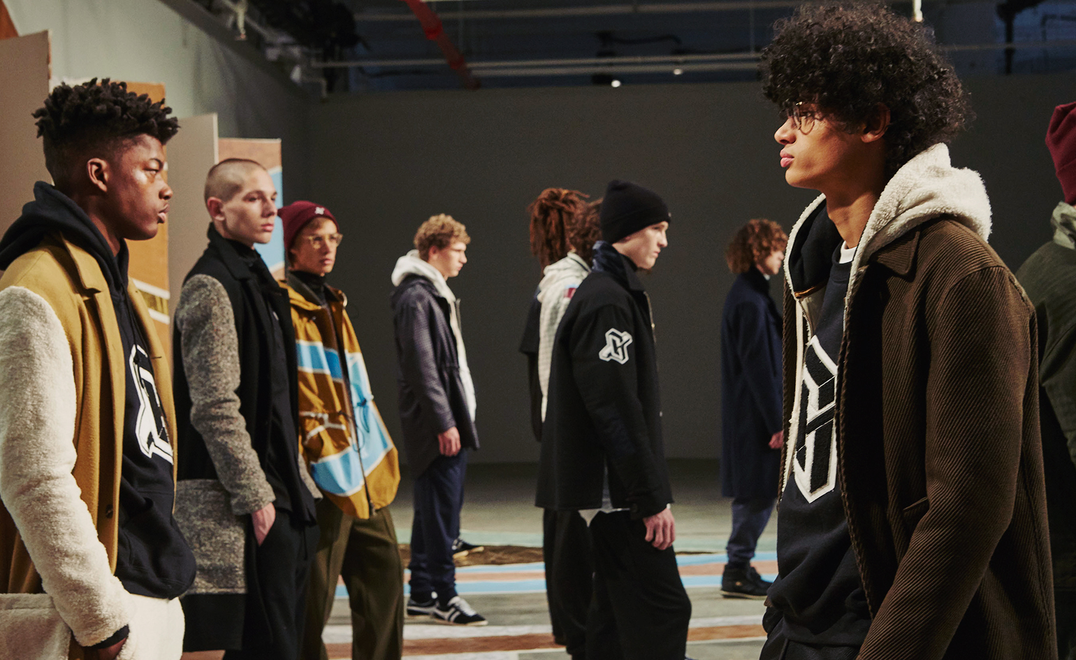 The grid-prints in Garciavelez’s A/W 2017 collection