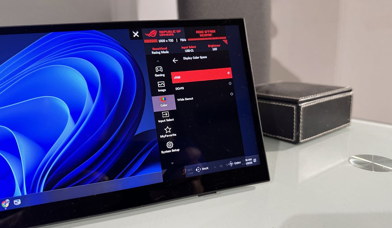 Asus ROG Strix XG129C USB-C monitor