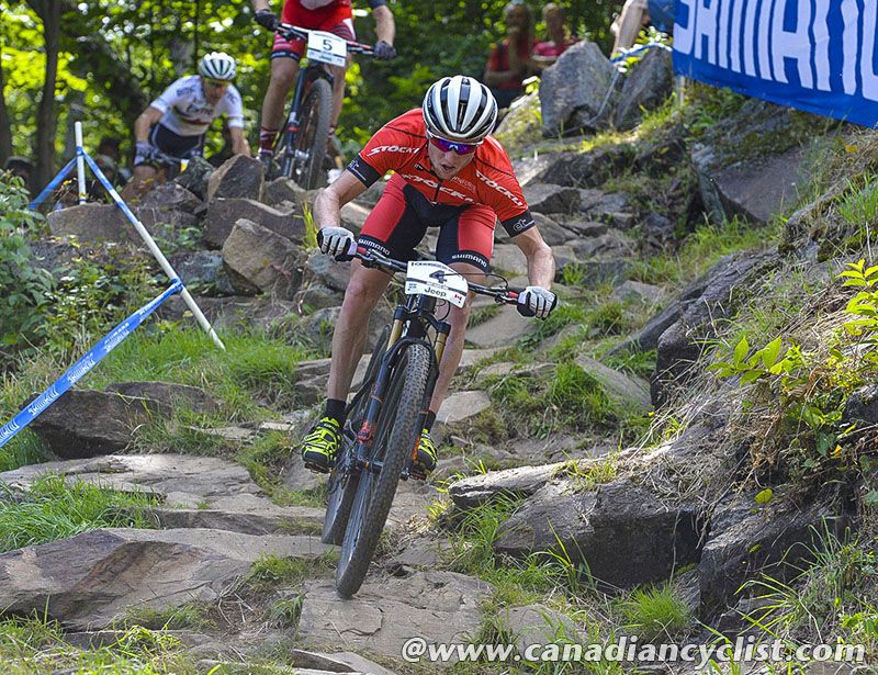 Mathias Fluckiger (Stoeckli Pro Team) was with the leaders until they started to attack