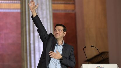 Leader of Syriza Alexis Tsipras