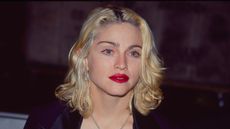 madonna on a black background in the '90s