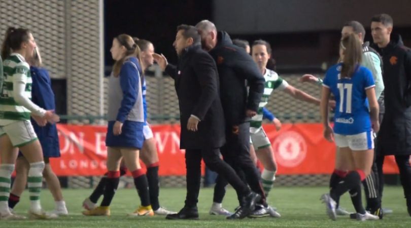 Rangers assistant manager headbutts Celtic manager