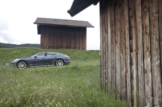 First generation Porsche Panamera at launch, Austria, 2009