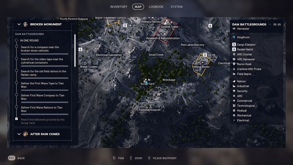 Arc Raiders Broken Monument - Videotape location