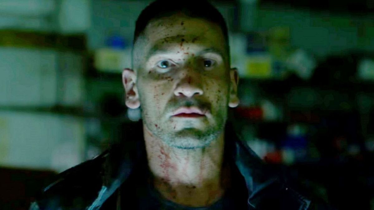 Frank Castle Dons His Classic Skull Getup In The Punisher Set Photos