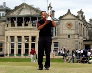 Tiger Woods St Andrews 2005