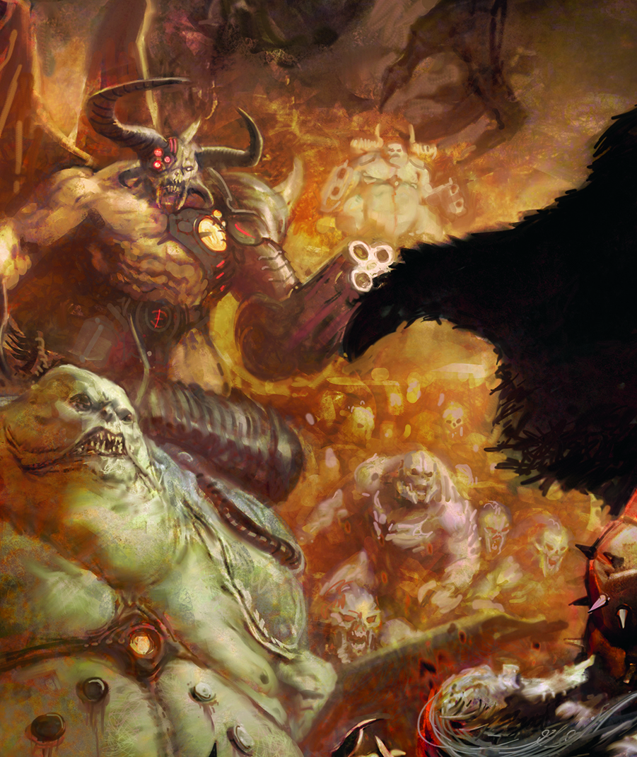 Doom the Dark Ages cover art tutorial