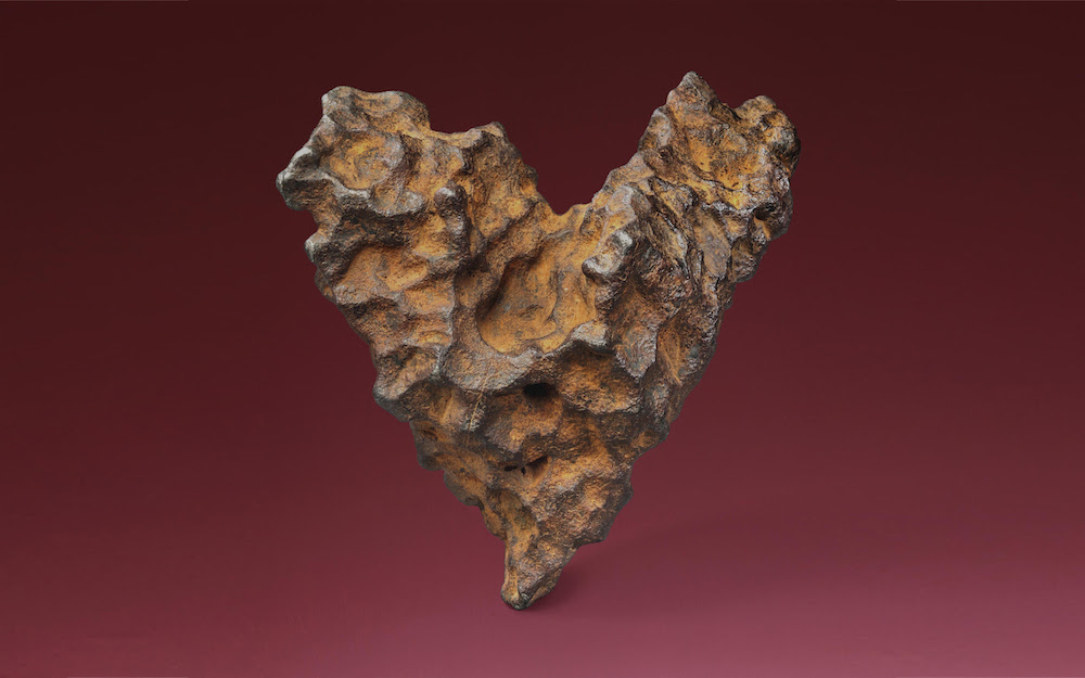 heart of space meteorite