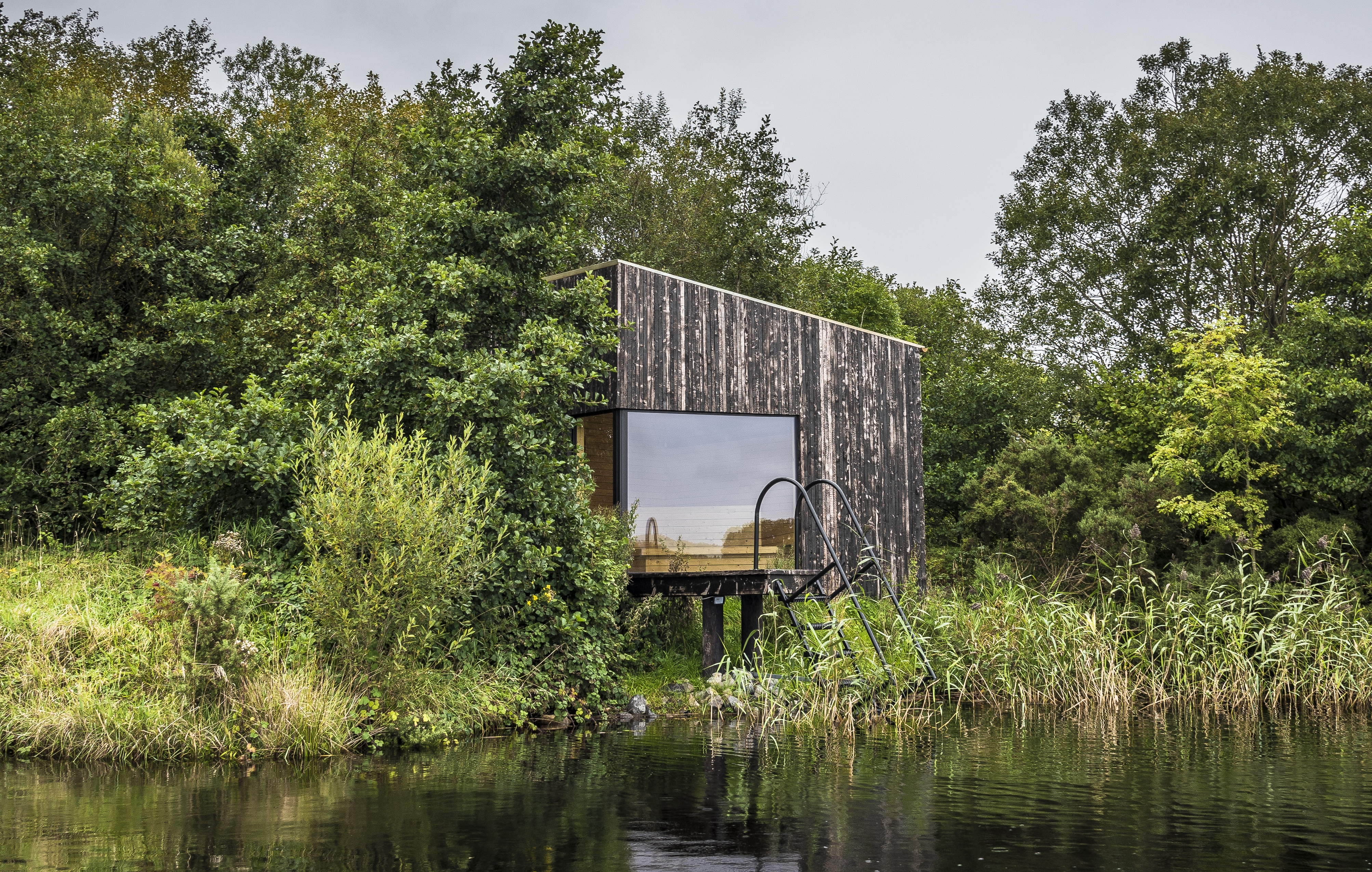 Finn Lough sauna.